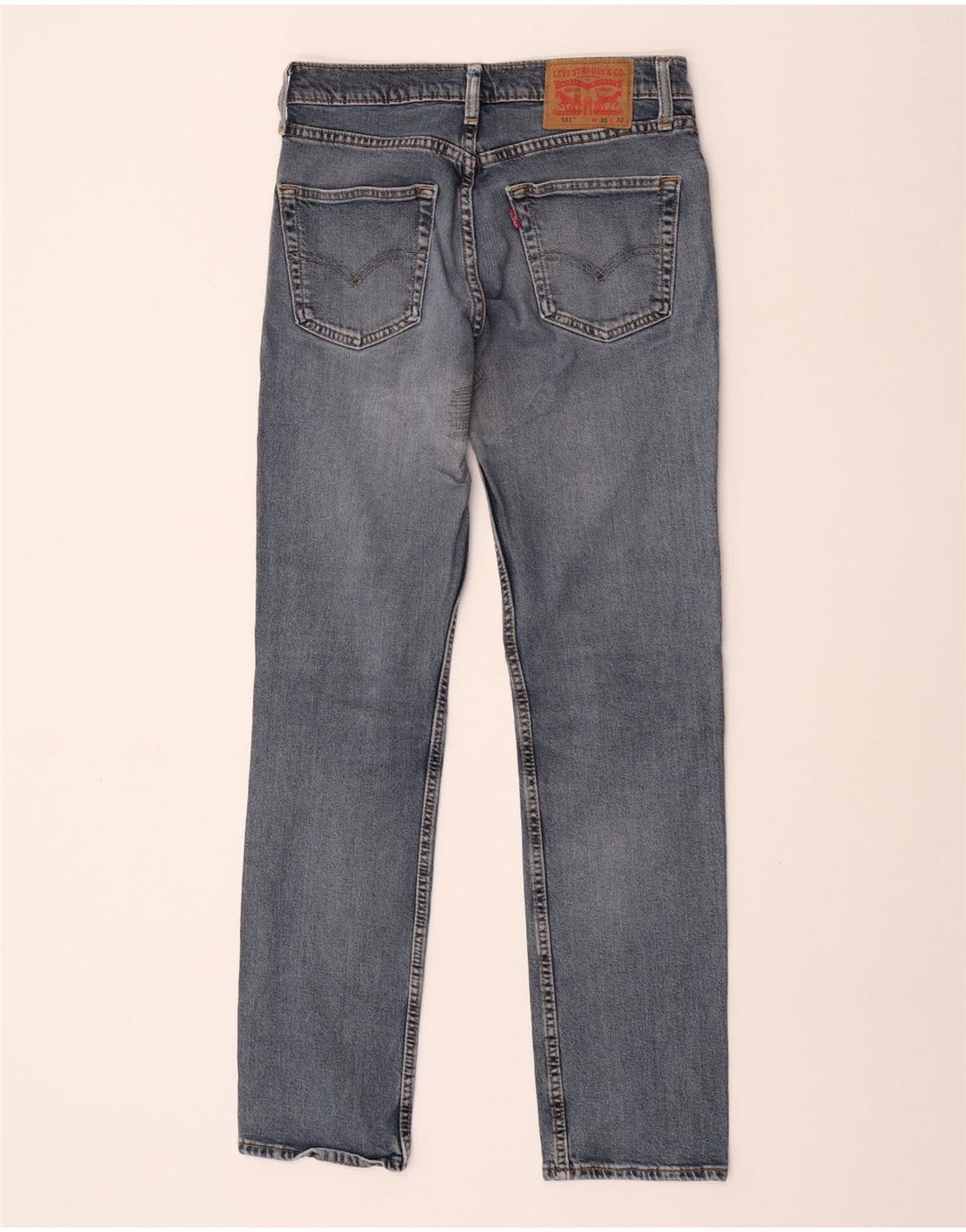 Levi's Hombre 511 Slim Jeans W31 L32 Algodón Azul