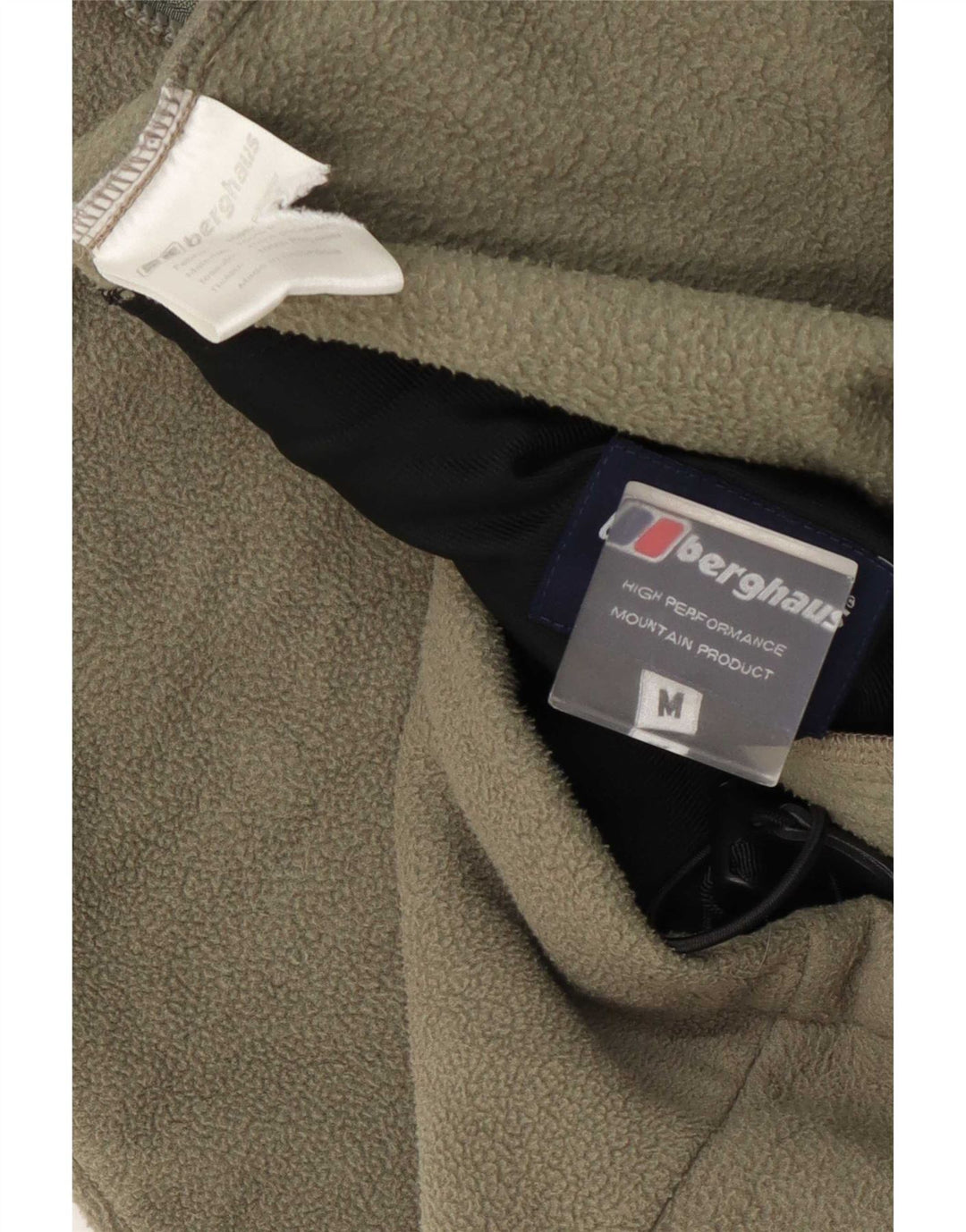 Berghaus Chaleco polar para mujer UK 44 Poliéster caqui mediano