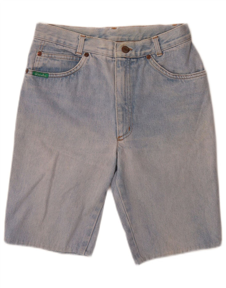 Benetton Shorts Vaqueros Mujer W26 Small Azul
