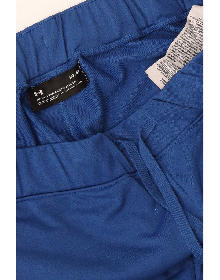 Under Armour Pantalones De Chándal Para Hombre Poliéster Color Block Azul Grande