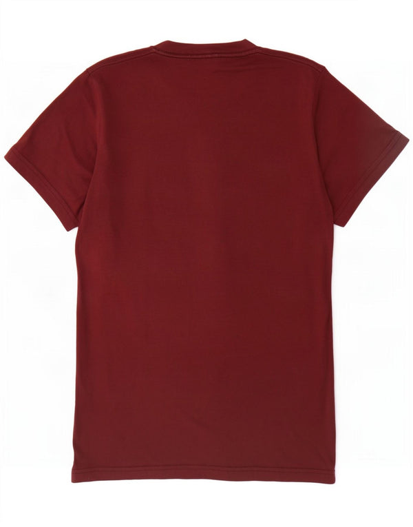 Vans Camiseta clásica de corte gráfico para hombre Top XS Algodón burdeos