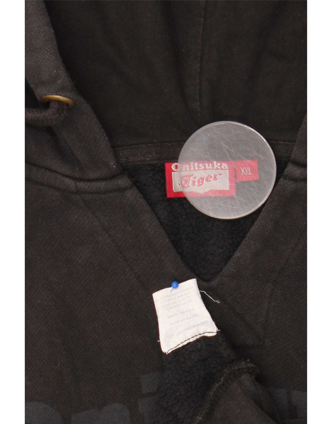 Jersey con capucha gráfica para hombre 2XL Algodón negro