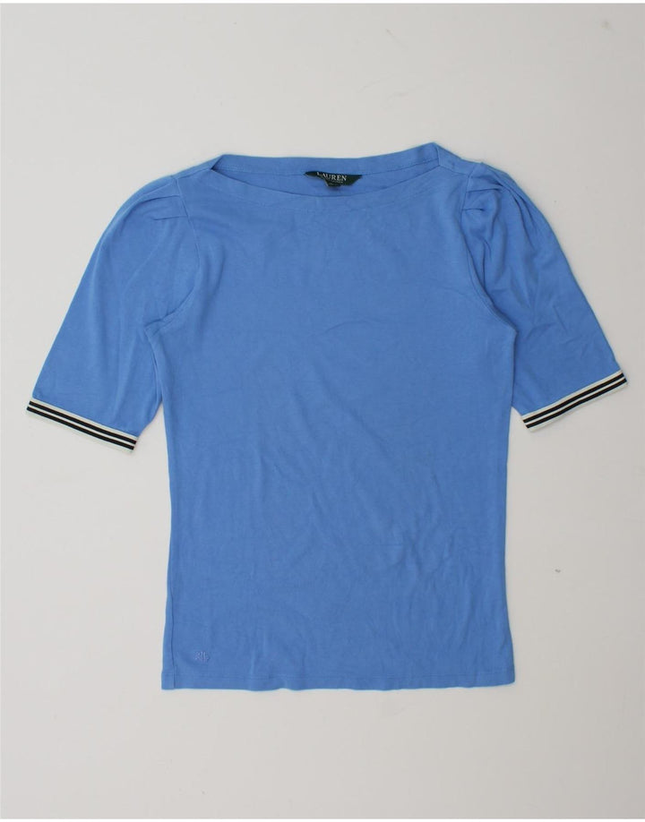 Ralph Lauren - Camiseta para mujer (talla 40), color azul medio