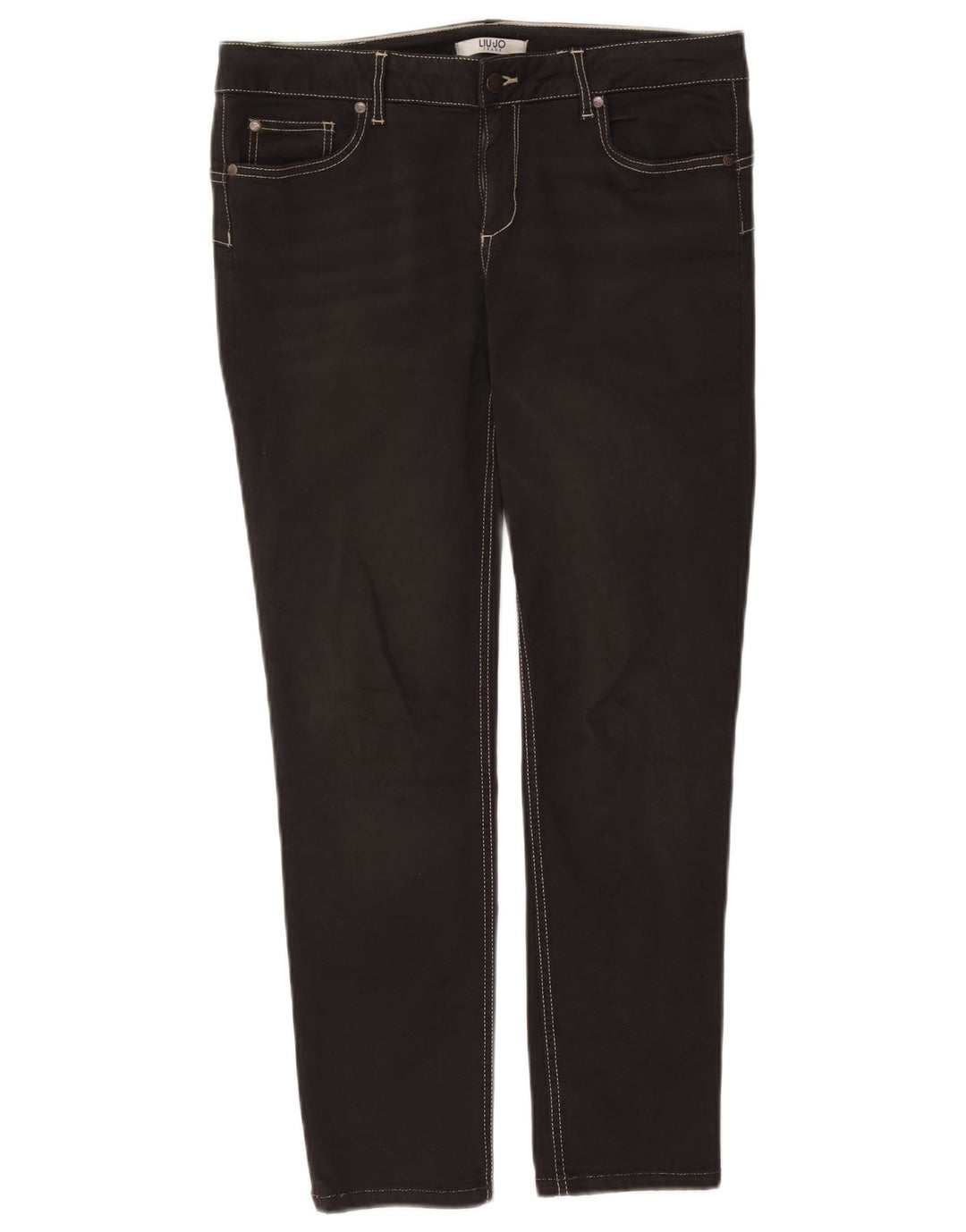 Vaqueros pitillo para mujer Liu Jo W30 L28 Gris