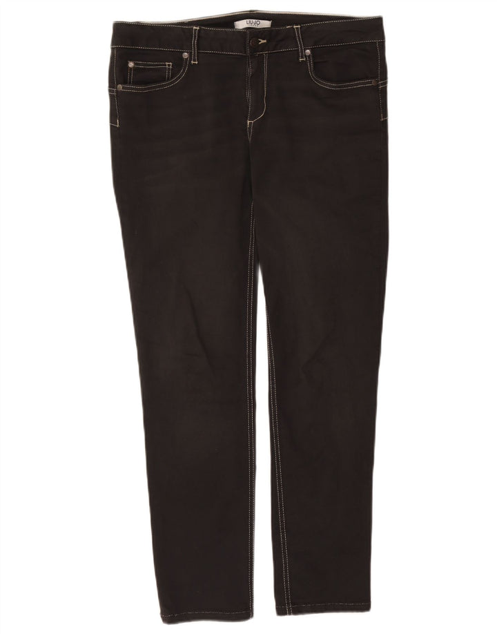 Vaqueros pitillo para mujer Liu Jo W30 L28 Gris