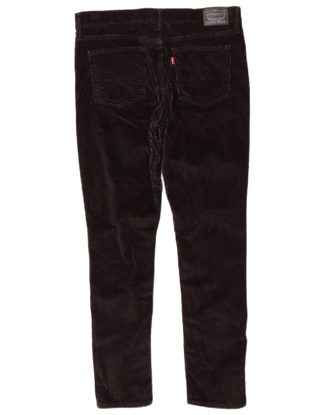 LEVI'S Pantalones de pana ajustados para mujer W34 L30 Negro