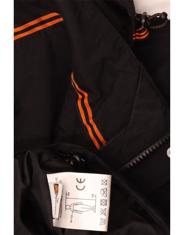 Timberland Chaqueta cortavientos con capucha para hombre UK 44 2XL Poliamida negra