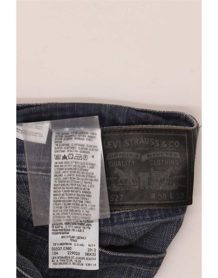 Levi's Hombre 527 Vaqueros Bootcut W38 L32 Algodón Azul