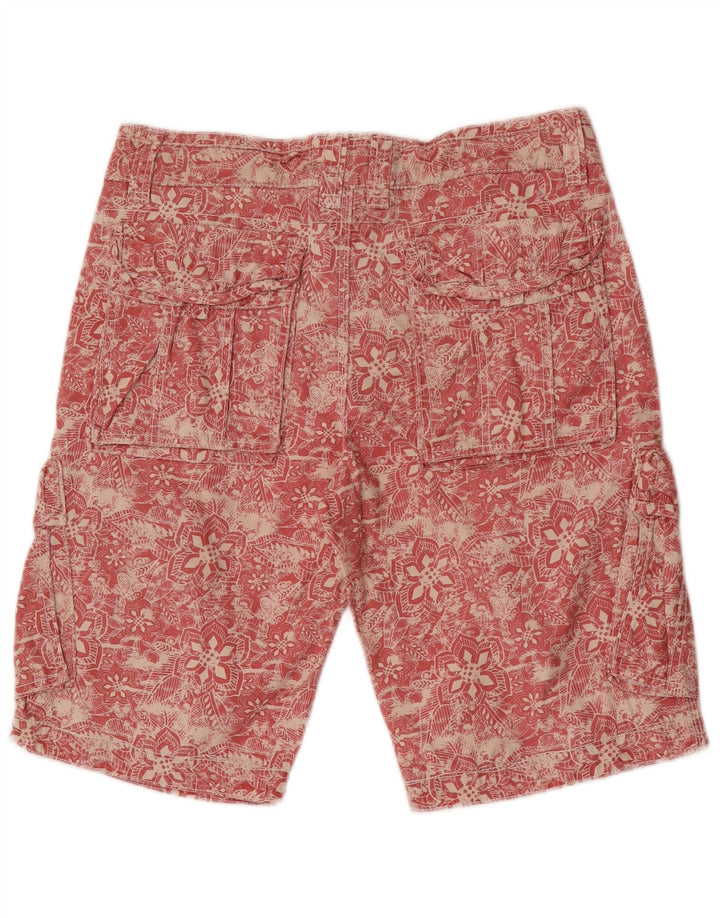 Pantalones cortos cargo para hombre Fat Face W32 Medium Red Floral