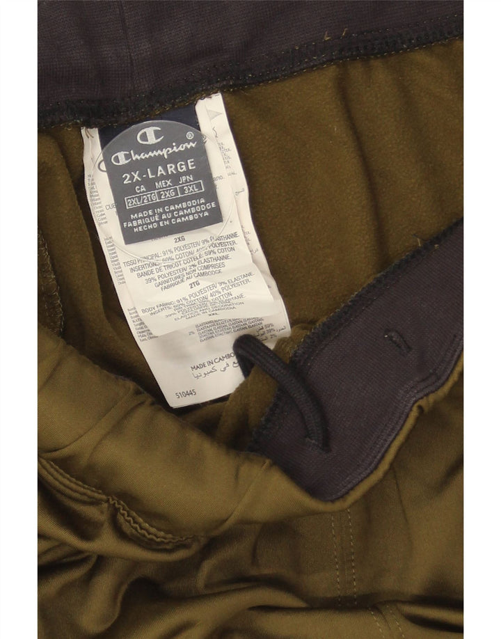 Champion Pantalones De Chándal Para Hombre Joggers 2XL Caqui Poliéster