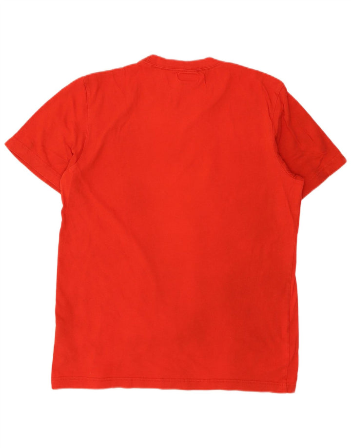 Adidas - Camiseta gráfica para hombre, color rojo medio, algodón