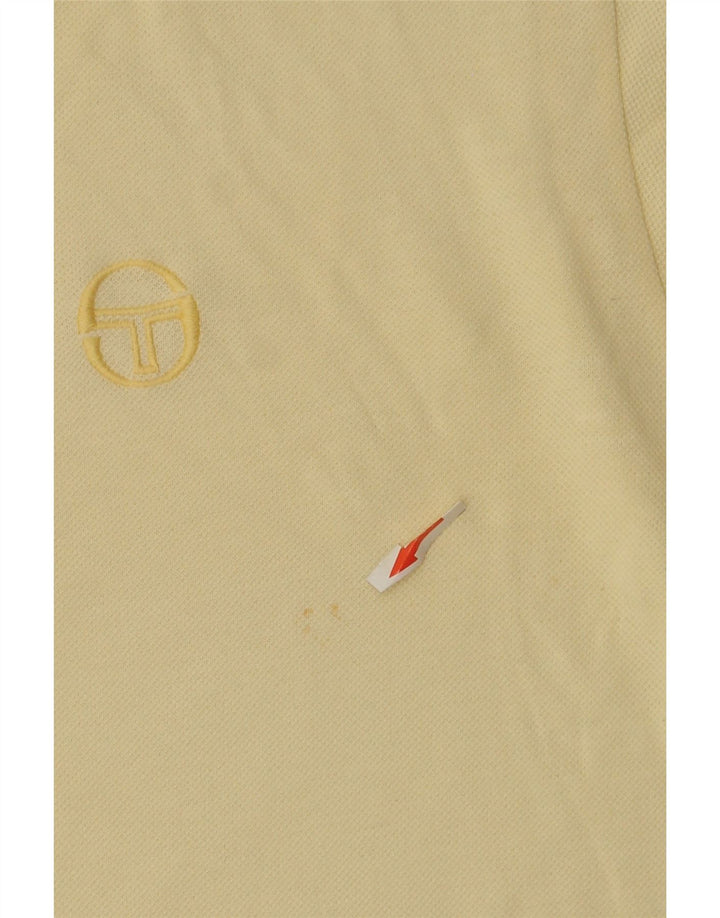 Sergio Tacchini Polo Hombre IT 50 Algodón Amarillo Medio