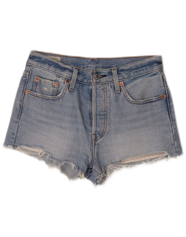 Levi's Mujer 501 Denim Hot Pants W25 Pequeño Algodón Azul