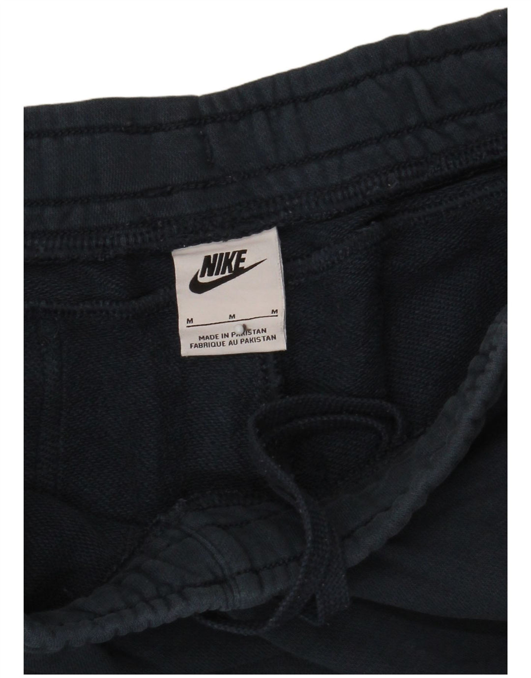 Nike - Pantalones cortos deportivos con gráficos para hombre, algodón azul marino mediano