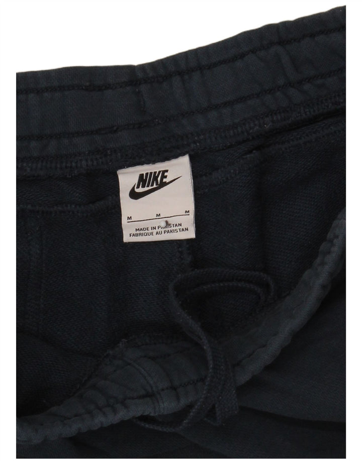 Nike - Pantalones cortos deportivos con gráficos para hombre, algodón azul marino mediano
