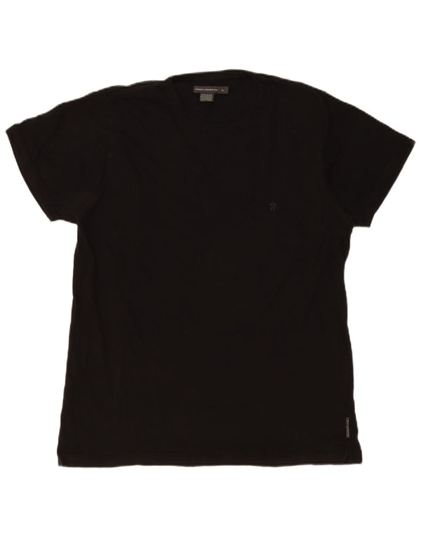 French Connection Camiseta Hombre Top XL Algodón Negro