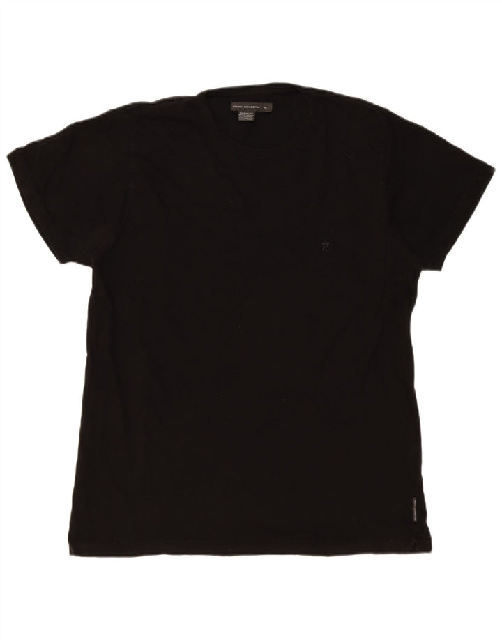 French Connection Camiseta Hombre Top XL Algodón Negro