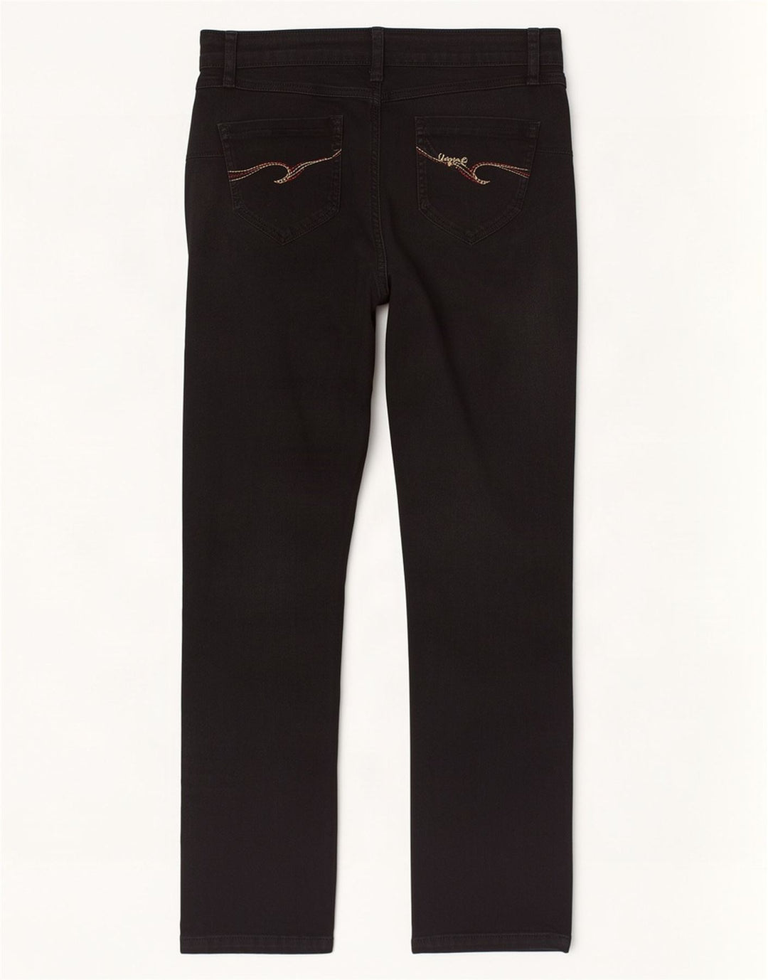 Jeans Ajustados Desigual Mujer W32 L32 Pata De Gallo Negro