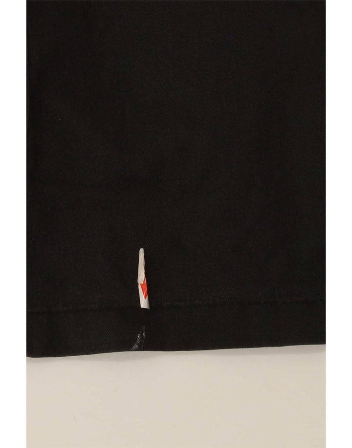 Dickies Pantalones cargo rectos para hombre W26 L30 Poliéster negro