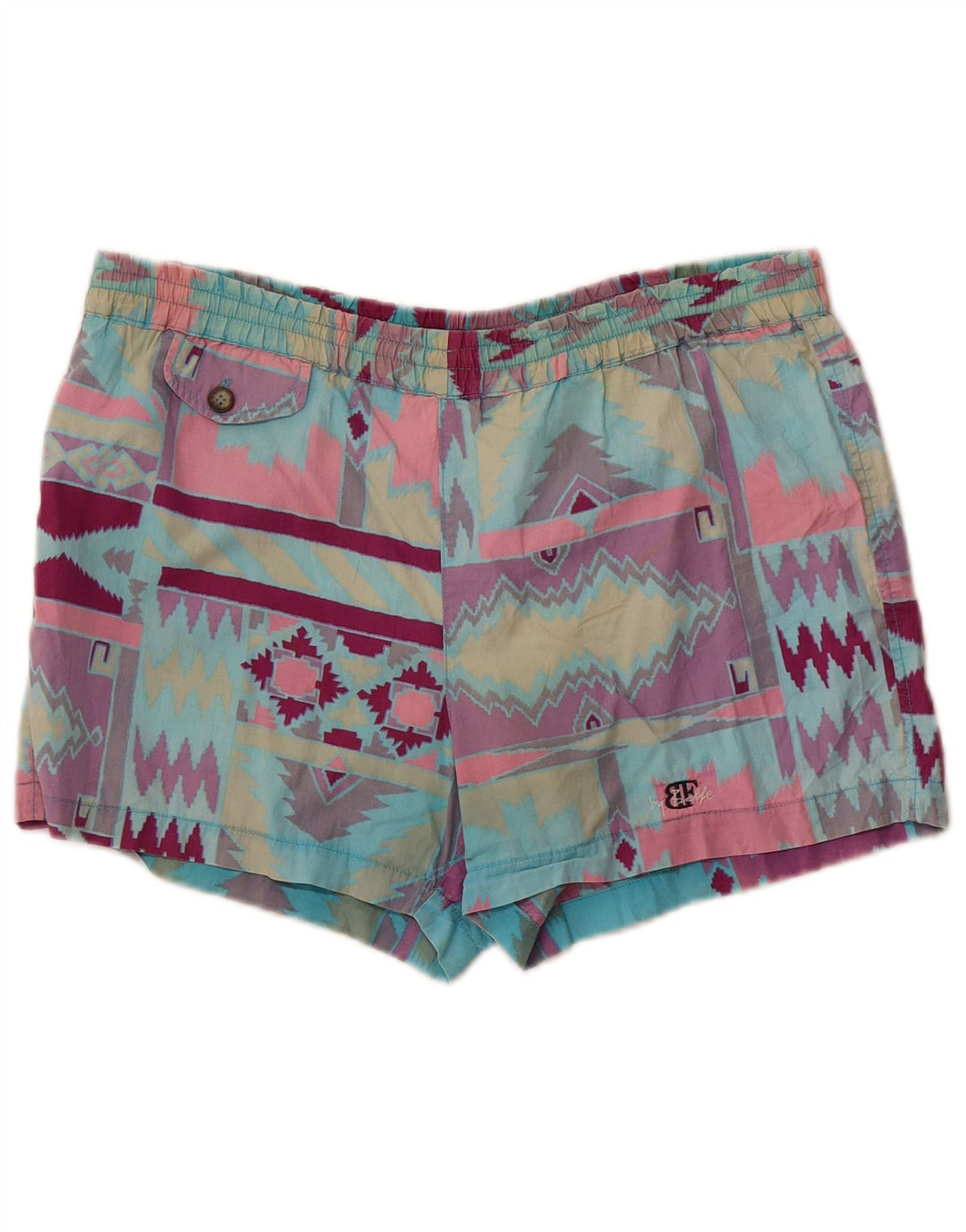 Belfe Hombre Algodón Geométrico Multicolor Grande