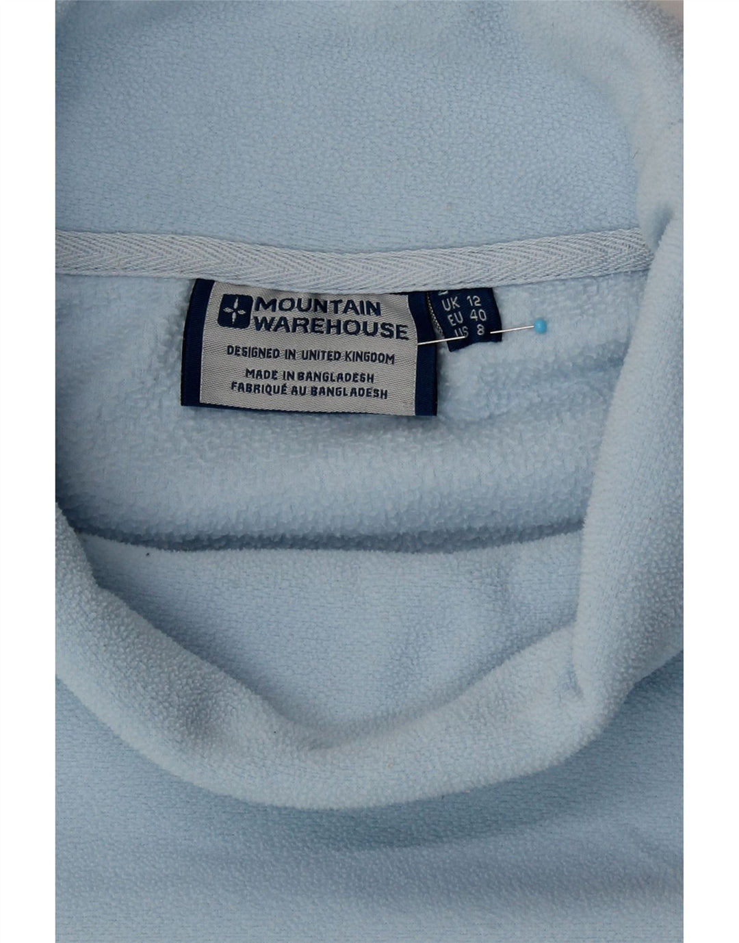 Jersey polar con cuello vuelto para mujer Mountain Warehouse UK 40 Azul medio