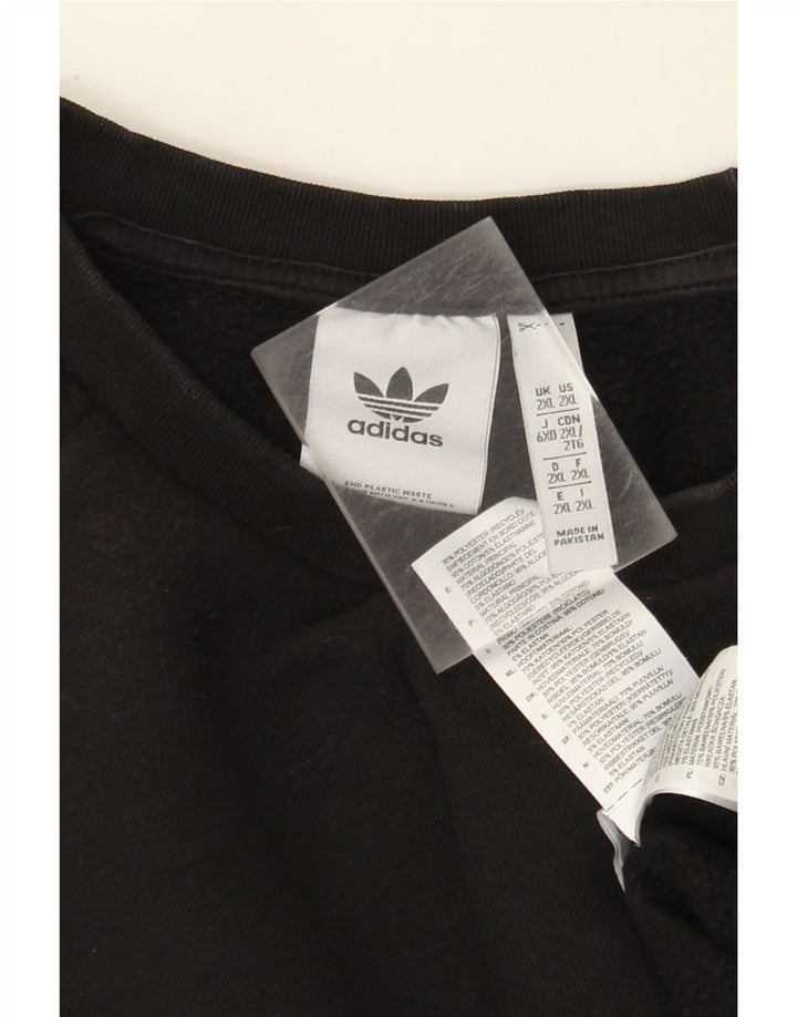 ADIDAS Sudadera Hombre Jumper 2XL Algodón Negro