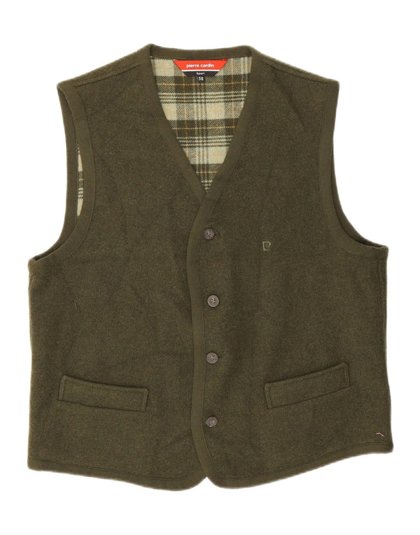 Chaleco de hombre Pierre Cardin IT 56 XL Lana caqui