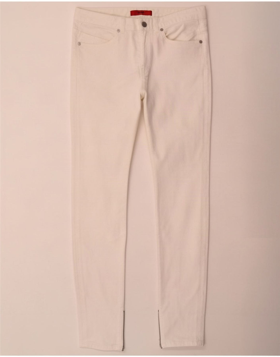 Vaqueros Hugo Boss Mujer Slim W28 L32 Algodón Blanco