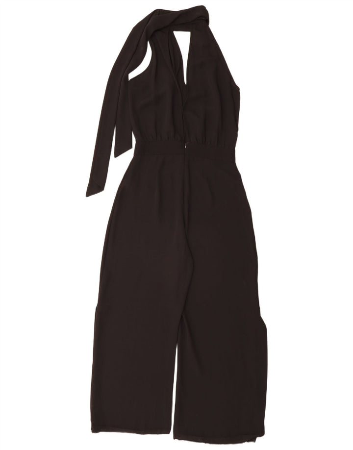 Zara Mujer Halter Mono UK 6 XS Negro Poliéster