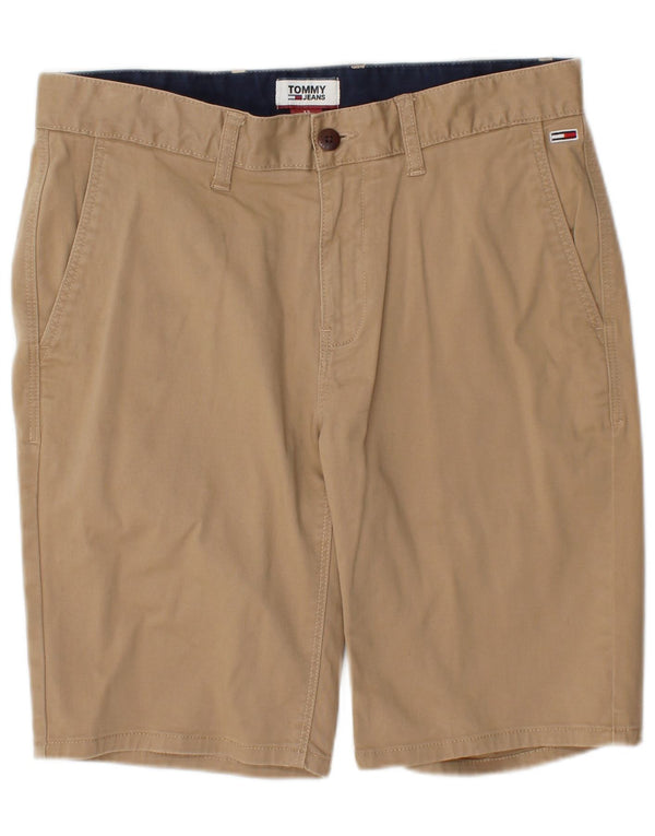 Tommy Hilfiger Pantalones cortos chinos para hombre W32 Algodón beige medio