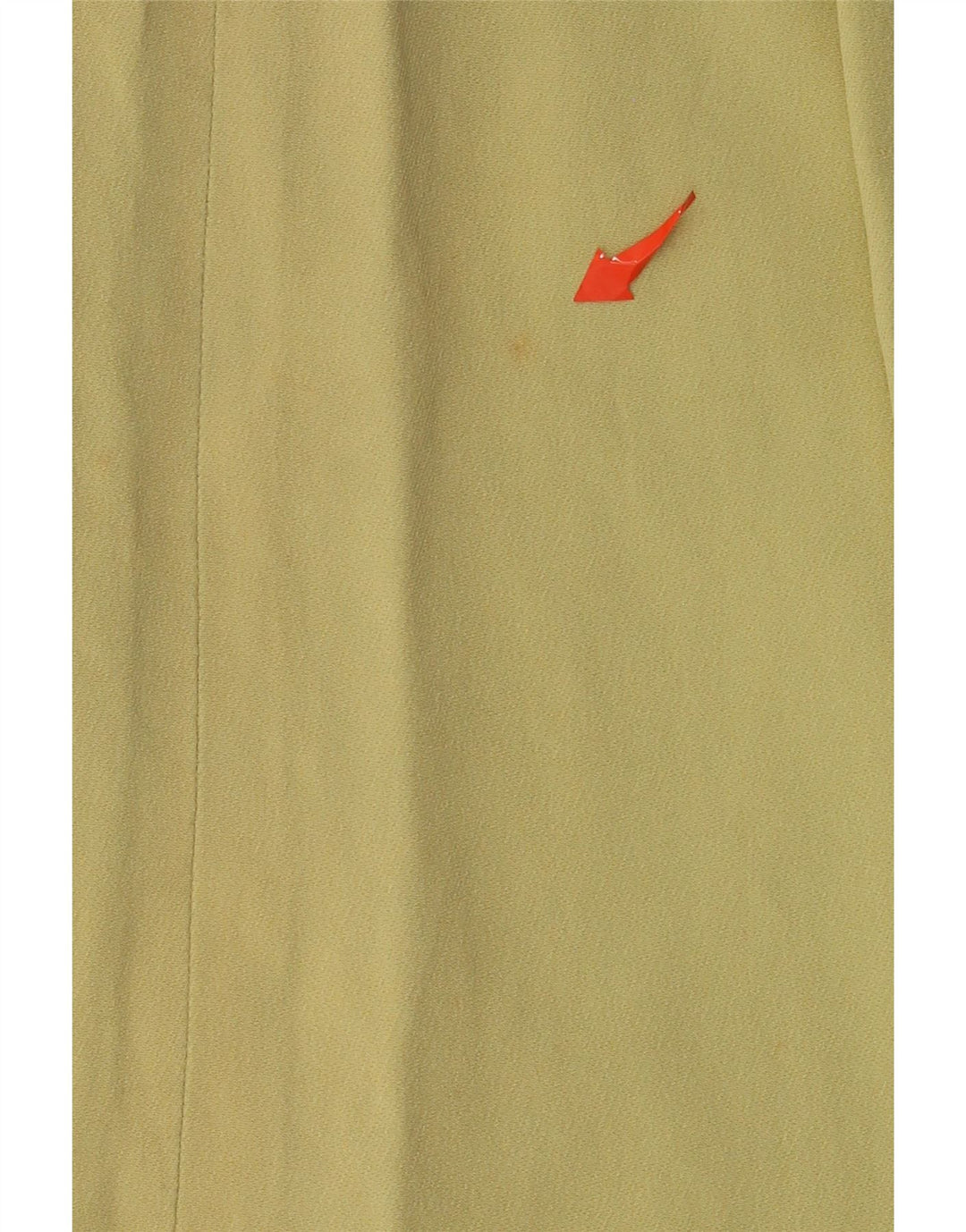 VALENTINO Falda recta para mujer UK 44 Mediana W30 Amarillo