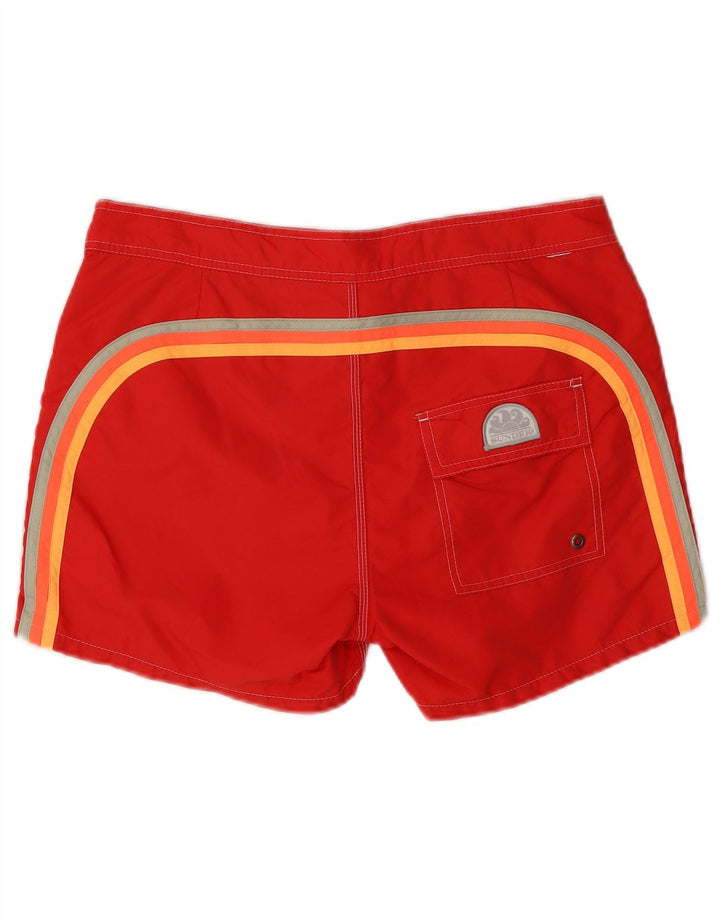 Bañador Sundek Hombre Mediano Rojo Nylon