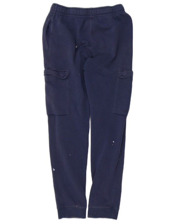 Nike Pantalones de chándal de ajuste estándar para niños de 12 a 13 años, talla grande, color azul marino