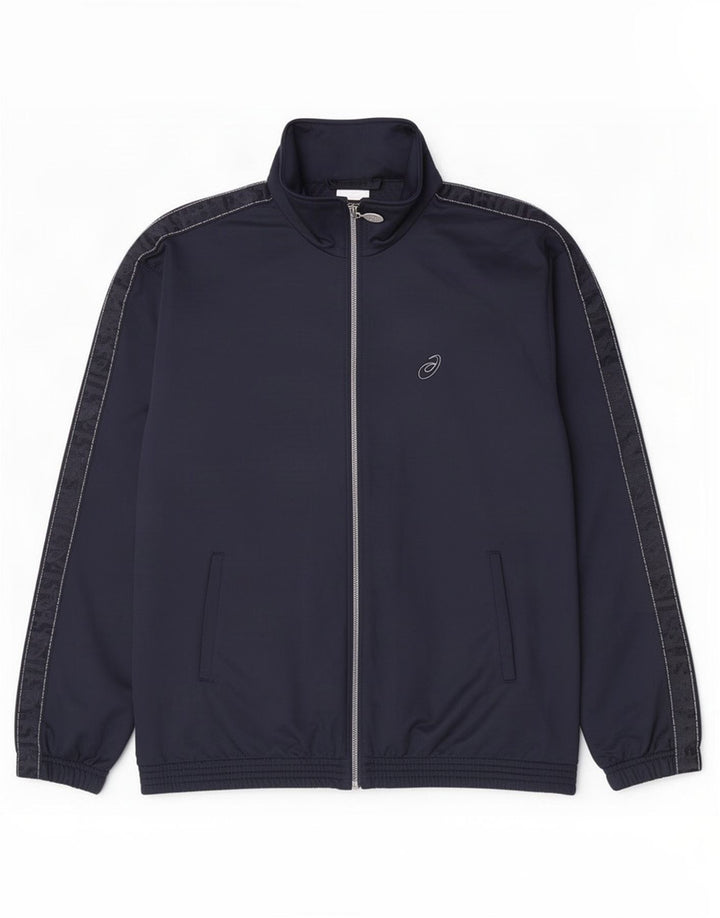 Asics Hombre Chándal Top Jacket XL Azul Marino Poliéster