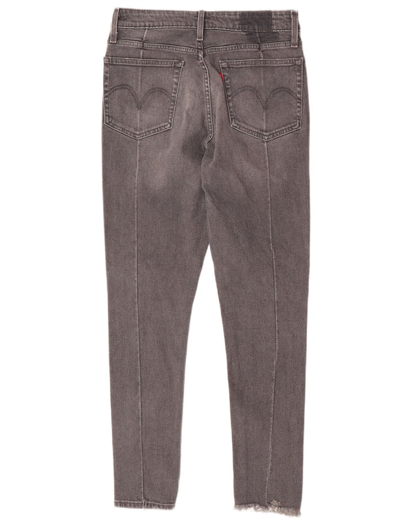 Levi's Vaqueros pitillo desgastados de talle alto 721 para mujer W29 L30 Algodón gris