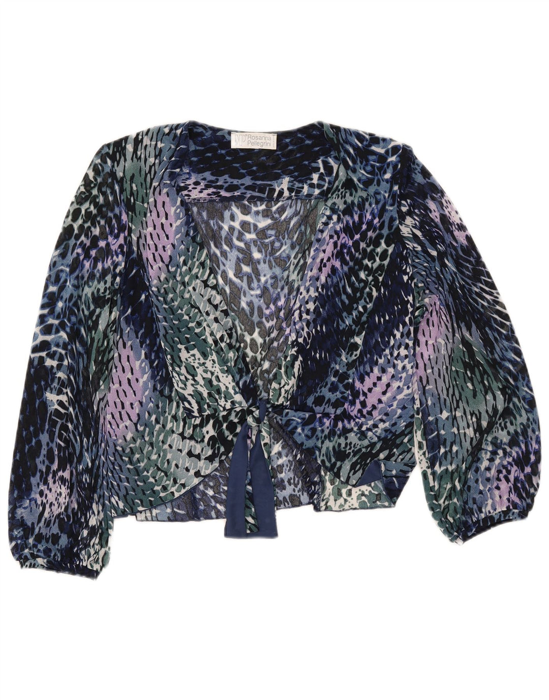 ROSANNA PELLEGRINI Blusa camisera para mujer UK 44 Mediana Multicolor