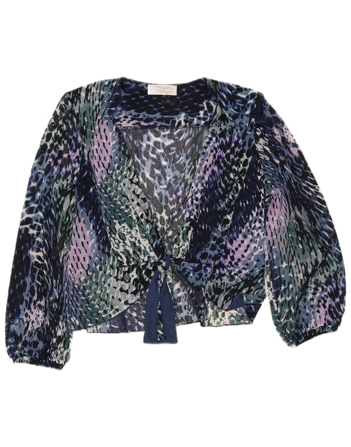 ROSANNA PELLEGRINI Blusa camisera para mujer UK 44 Mediana Multicolor