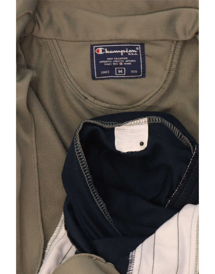 Champion Chaqueta De Chándal Para Hombre Poliéster Color Block Azul Marino Mediano
