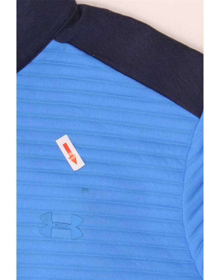 Under Armour Cold Gear Pullover Camiseta De Chándal Azul Medio Colorblock