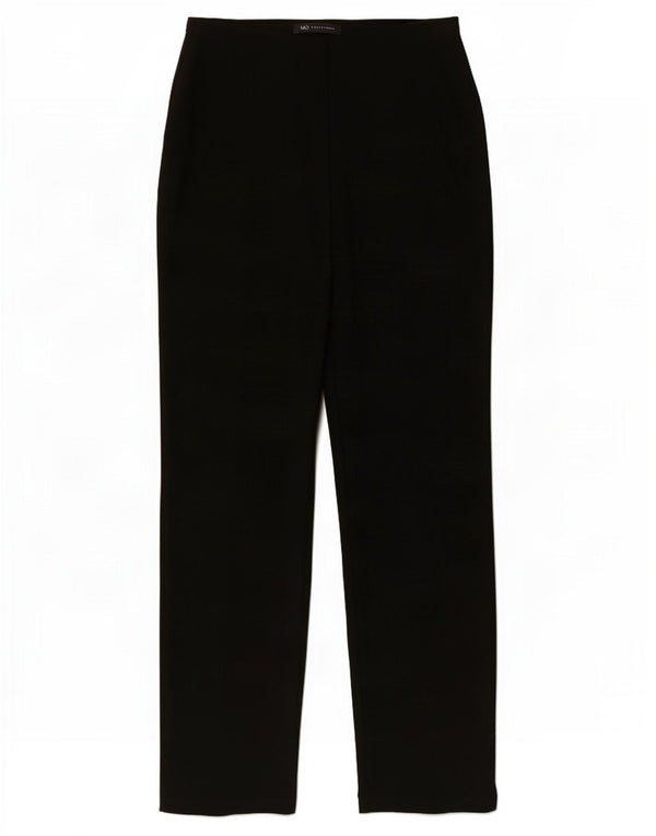 Marks & Spencer Pantalones Casuales Rectos para Mujer UK 6 XS W25 L27 Negro