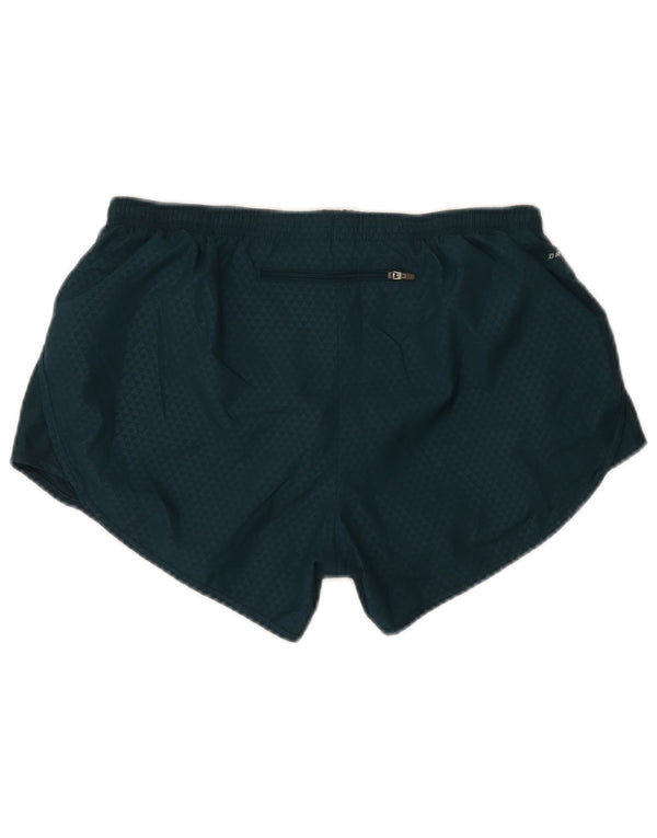 Nike - Pantalones cortos deportivos para mujer, talla 44, poliéster con lunares verdes medianos
