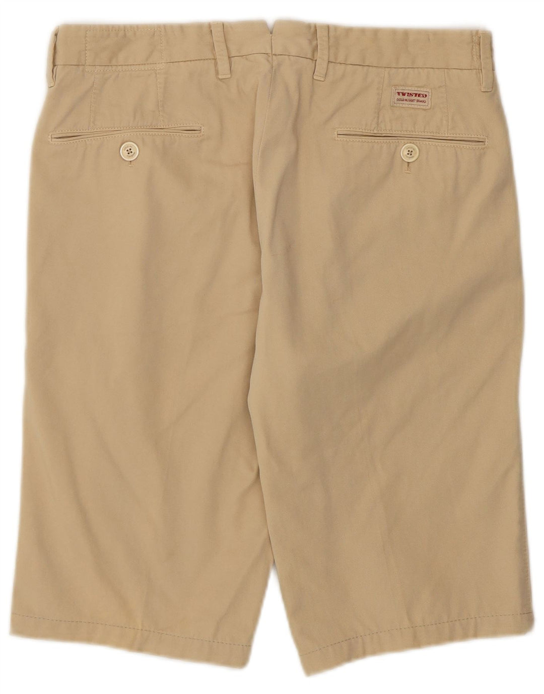 TWISTED TAILOR Pantalones cortos chinos para hombre IT 46 Small W30 Algodón beige