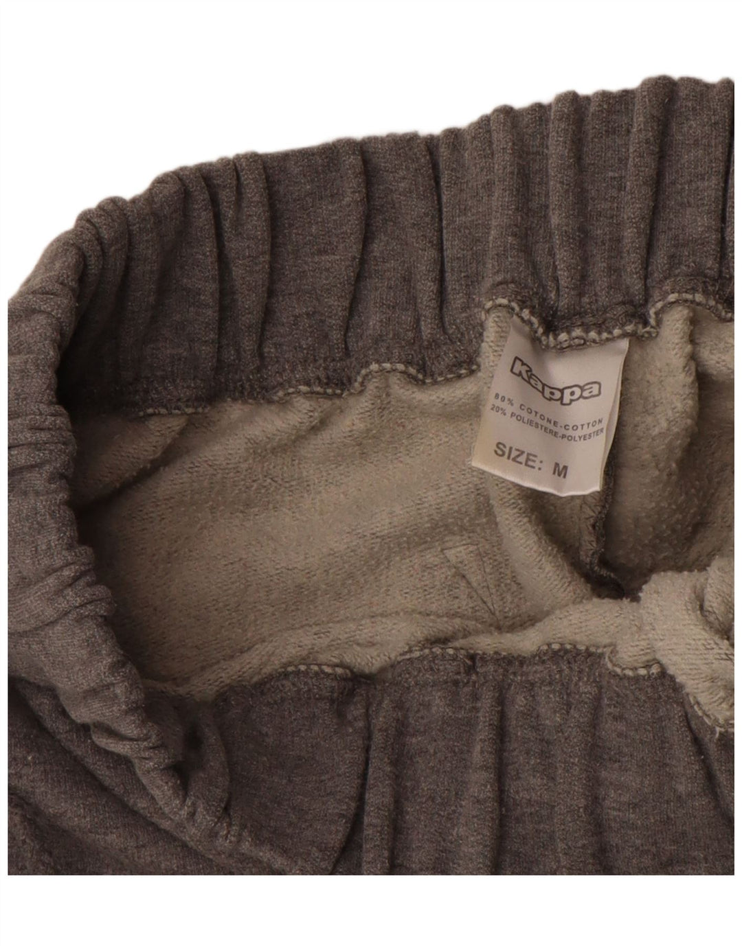 Kappa Pantalones de Chándal para Mujer UK 40 Algodón Gris Medio