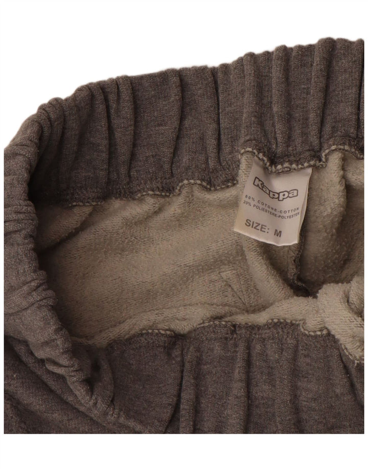 Kappa Pantalones de Chándal para Mujer UK 40 Algodón Gris Medio