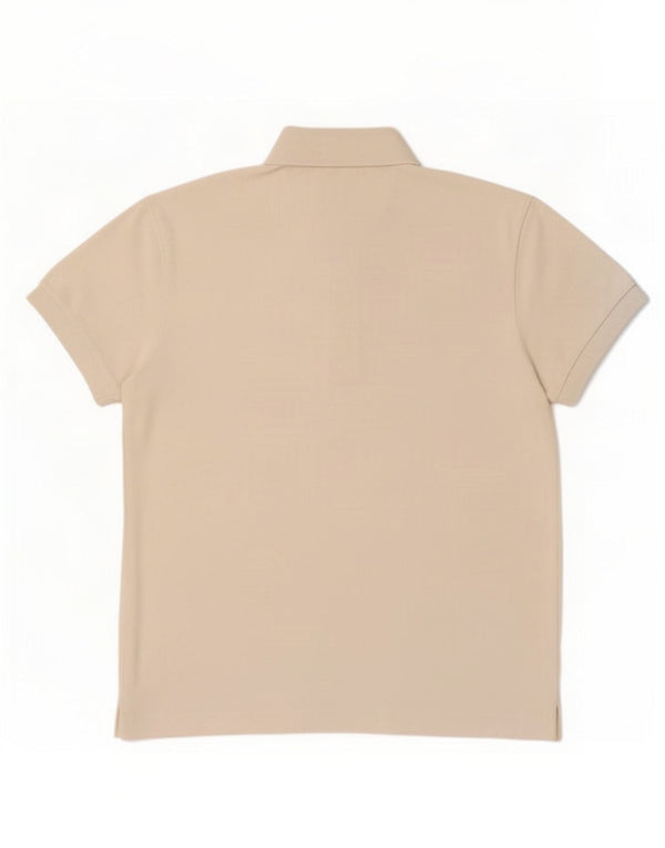 Lacoste Polo para hombre talla 3 pequeño algodón blanco