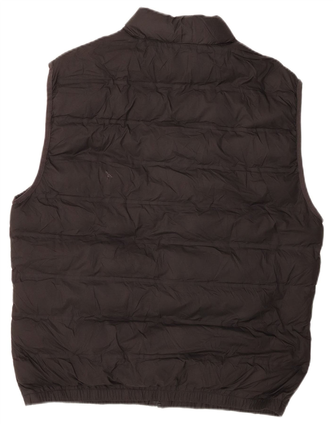 Zara Mujer Chaleco Acolchado UK 46 Grande Poliéster Negro