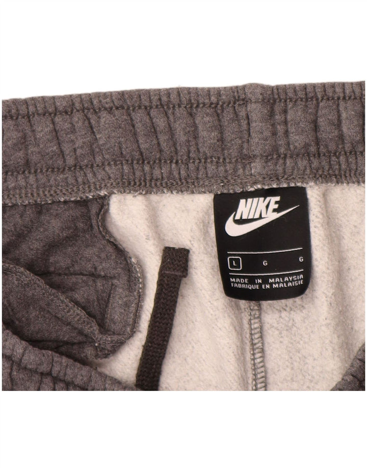 Nike - Pantalones de chándal para hombre, color gris, algodón