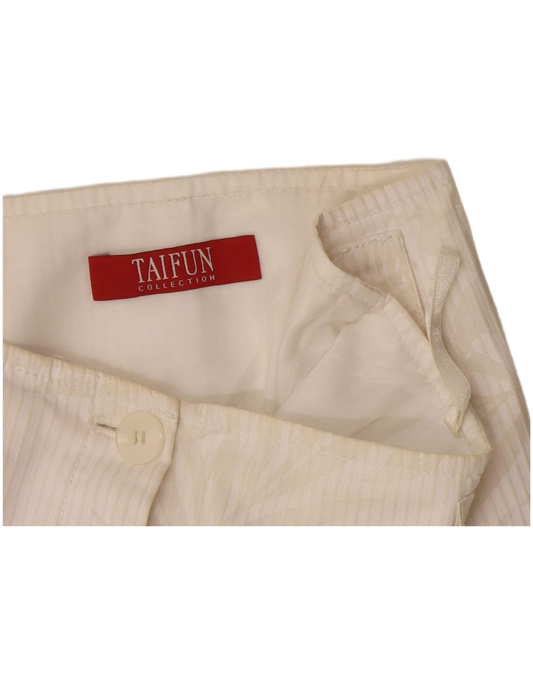 Taifun Falda Lápiz Mujer W28 Mediana Blanca Floral