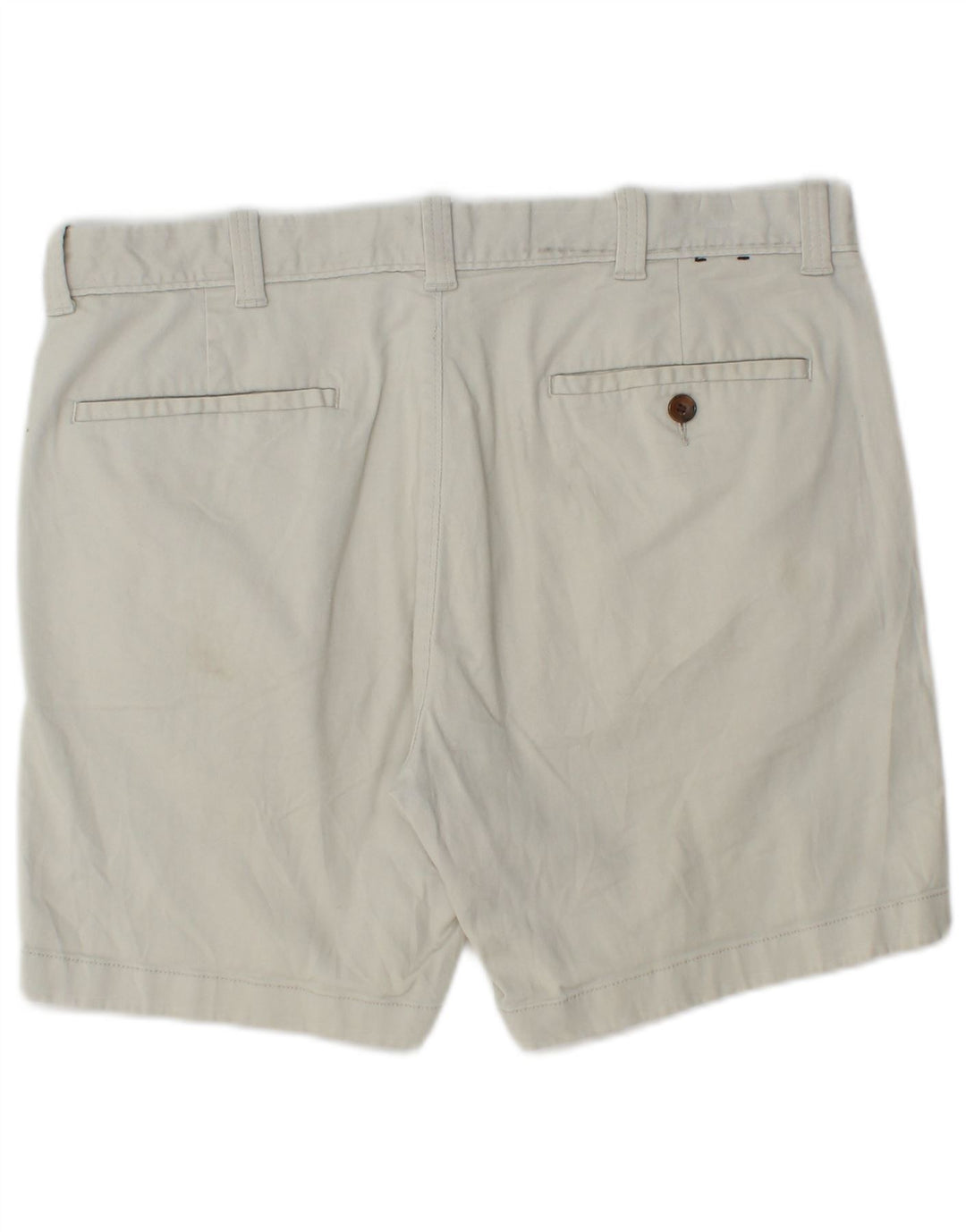 J. CREW Pantalones cortos chinos para hombre W33 Algodón gris medio