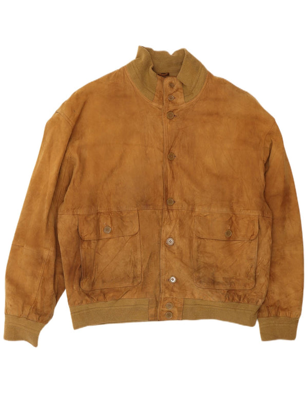 Conbipel Chaqueta Ante Hombre Talla 58 2XL Cuero Beige